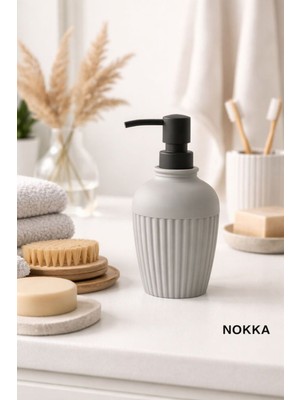 Nokka Dekoratif Sıvı Sabunluk, Bella Akrilik Sabunluk, 9X13 cm