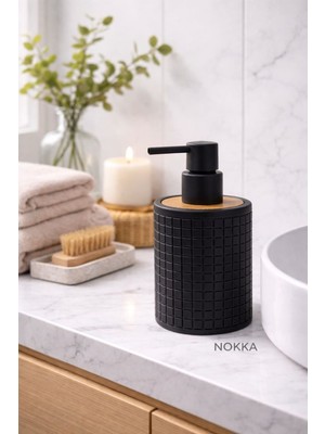 Nokka Dekoratif Sıvı Sabunluk, Lizbon Akrilik Sabunluk, 8X11 cm