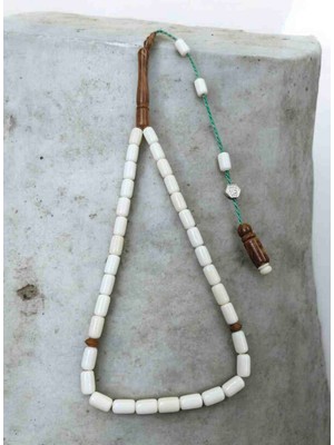 İnan Tesbih Deve Kemiği Kuka Kapsül Kesim Imzalı Model Tesbih