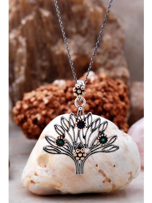 PremiumPort El Işçiliği Telkari Gümüş Kolye, Zarif ve Şık Takı Tasarımı