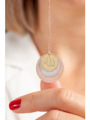 PremiumPort 925 Ayar Gümüş Ayetel Kürsi Nazar Duası ve Allah Yazılı Kolye