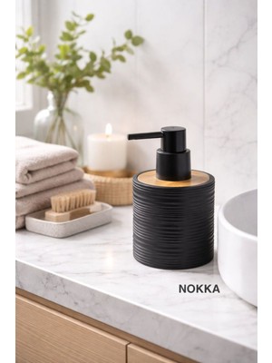 Nokka Dekoratif Sıvı Sabunluk, Viyana Akrilik Sabunluk, 9x8 cm