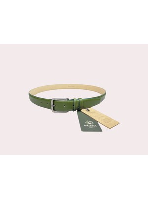 İstanbul Belt Hakiki Klasik Deri Erkek Kemer – 3 cm – Gümüş Ton Tokalı – Dayanıklı & Gerçek Deriden Kemer, Renk & Boy Seçenekleri