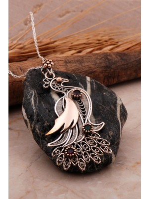 PremiumPort Zarif Telkari Gümüş Kolye, Şık ve Özgün Takı Tasarımı