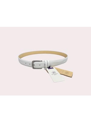 İstanbul Belt Hakiki Klasik Deri Erkek Kemer – 3 cm – Gümüş Ton Tokalı – Dayanıklı & Gerçek Deriden Kemer, Renk & Boy Seçenekleri