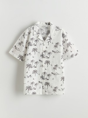 Lc Waikiki Yeni Sezon Desenli Erkek Çocuk Gömlek