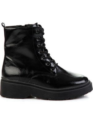 Bambi Siyah Kadın Bot & Bootie K02628021008