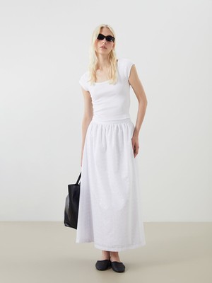 Lc Waikiki Yeni Sezon Beli Lastikli Ajurlu A Kesim Brode Etek