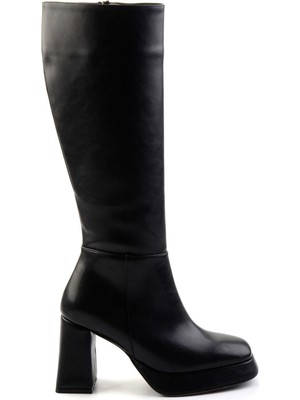 Bambi Siyah  Kadın Çizme K03215401209