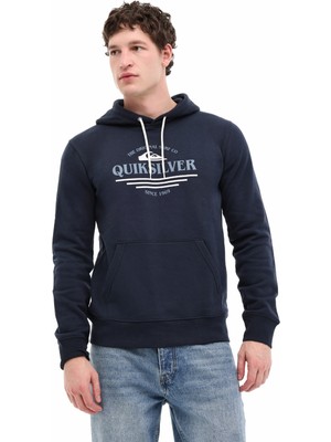 Quiksilver Screen Fleece Classıc Sur Lacivert Erkek Sweatshirt