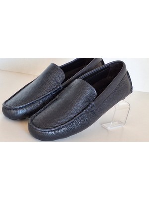 Darkwood-Erkek Günlük Ayakkabı-Natürel Deri Lacivert