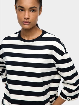 Parfois Çizgili Sweatshirt