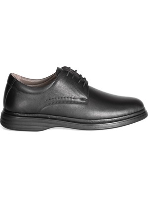 Solmaz Dimport 405 Siyah Hakiki Deri Erkek Ayakkabı