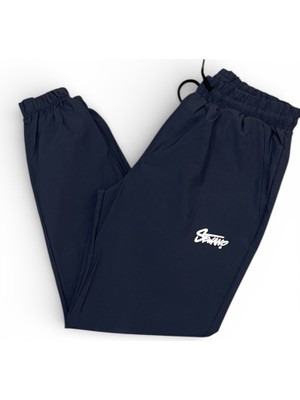 Baskılı Lastik Paça Paraşüt Kumaş Jogger Kumaş - Ince