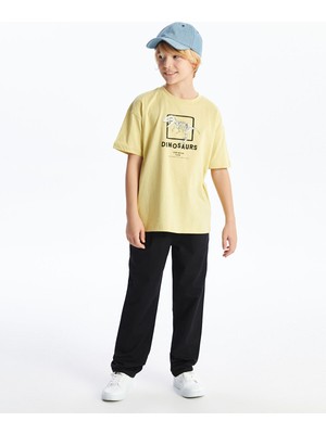 Lc Waikiki Yeni Sezon Beli Lastikli Keten Karışımlı Erkek Çocuk Pantolon