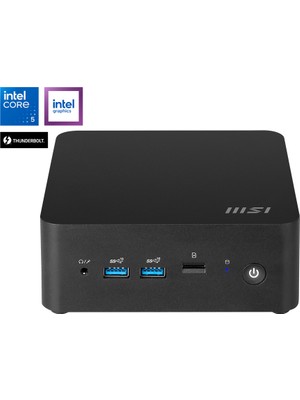 MSI Msı Cubi Nuc Intel® Core 5 120U 16 GB Ram 256 GB SSD Intel Graphics Mini Pc 1MG-238BEUCB1