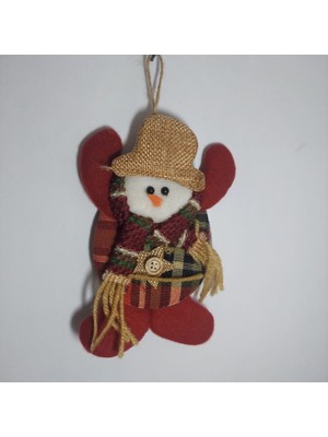 Es Dekor Kumaş Noel Kapı- Pencere Süsü 15 cm 1 Adet