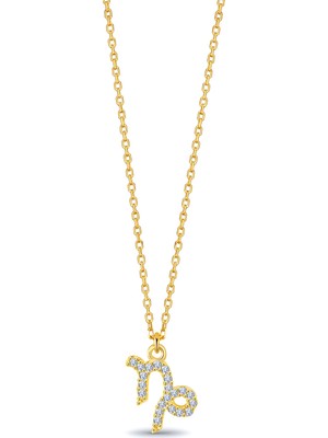 PremiumPort Oğlak Burcu Gümüş Kolye, Şık ve Zarif Takı Tasarımı