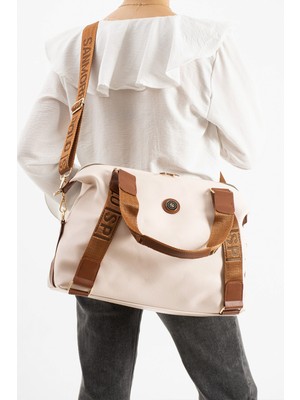 ÖZER-1432 Sanmorris Ayarlanabilir Çapraz Askılı Suni Yumusak Deri Kadın El ve Omzçantası