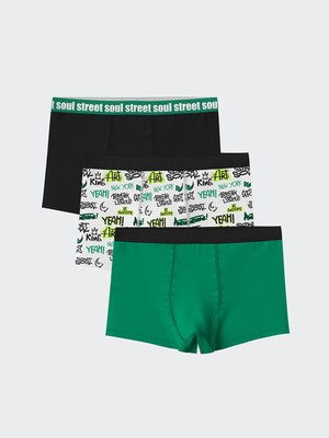 Lc Waikiki Yeni Sezon Baskılı Erkek Çocuk Boxer 3'lü