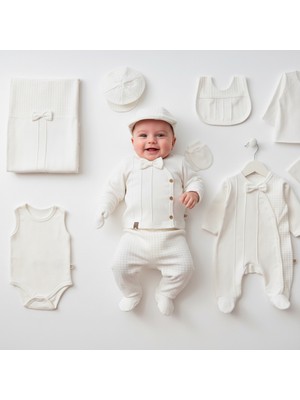 Erkek  Bebek 0-3 Ay Karizma Nervüllü 10 Lu Hastane Çıkış Seti