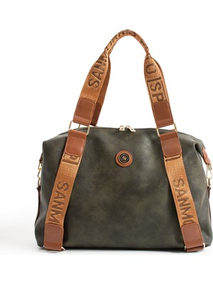 ÖZER-1432 Sanmorris Ayarlanabilir Çapraz Askılı Suni Yumusak Deri Kadın El ve Omzçantası