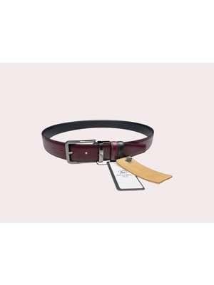 İstanbul Belt Çift Taraflı Döner Tokalı Hakiki Klasik Erkek Deri Kemer – 3,5 cm – Gümüş Ton Tokalı – Dayanıklı, Şık & Gerçek Deri – Renk & Boy Seçenekleri