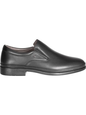 Solmaz Dimport 106 Siyah Hakiki Deri Erkek Ayakkabı