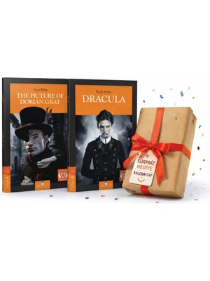 Black Cat Yayınları Ingilizce Klasikler Stage 4 Set – Dracula & Dorian Gray | B1 Seviye + Sürpriz Hediye