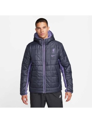 Nike Liverpool Fc Exclusive Jacket Fleece Erkek Siyah Mont / DX0823-015