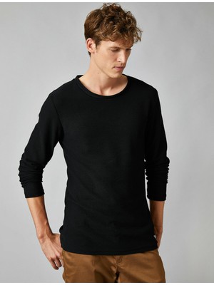 Koton Bisiklet Yaka Kazak Dar Kesim