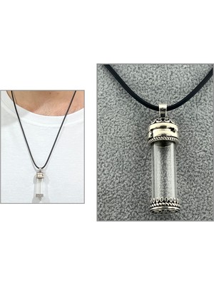 PremiumPort 925 Ayar Gümüş Açılır Kapanır Cevşen Kolye, Şık ve Zarif Tasarım