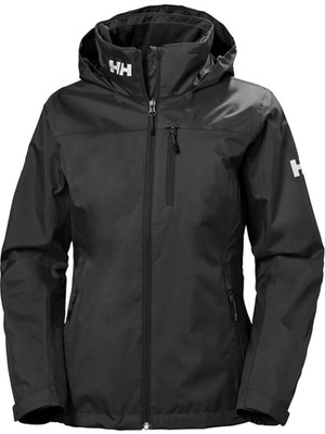 Helly Hansen Crew Kapişonlu Midlayer Mont Kadın Siyah Outdoor Ceketi