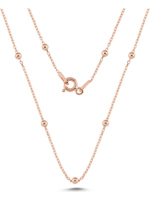 PremiumPort 925 Ayar Gümüş Minik Toplu Zincir, Zarif ve Şık Takı Seçeneği