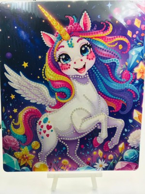 Duck Hoby 21X25 Çocuklar Için Boncuklu Taşlı Mozaik Elmas Boyama Goblen Pano Tablo Resim Boncuk Puzzle Diamond Painting