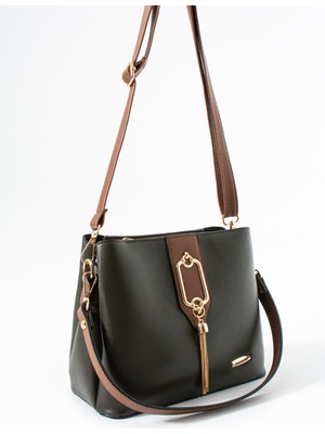 ÖZER-1438 Sanmorris Ayarlanabilr Çapraz Askılı Suni Deri Kadın El ve Omuz Çantası