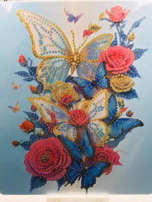 Duck Hoby 21X25 Çocuklar Için Boncuklu Taşlı Mozaik Elmas Boyama Goblen Pano Tablo Resim Boncuk Puzzle Diamond Painting