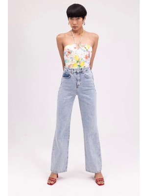 Aida Fashion Bol Paça Jeans