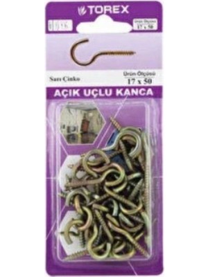 Torex Açık Uçlu Piton Kanca 17X50 Mm, 1p=9