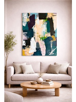 Artease Dekoratif Soyut Kargaşa Kanvas Tablo