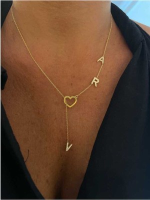 PremiumPort Parlak Gümüş Kolye, Kalp Detaylı, Taşlı, Işıklı Kutuda, Sevgiliye Hediye