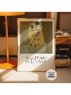 Persona Istanbul Gustav Klimt "the Kiss" - Altın Aşk ve Sanat Posteri (Çerçevesiz)