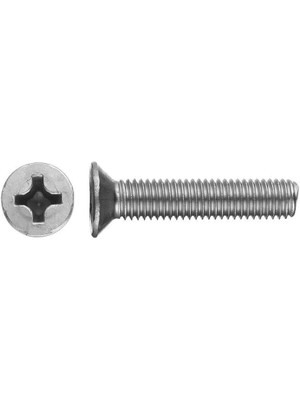 Torex Yhb Küt Uçlu Metrik Vida 5X50 mm DIN965, 1p=8 Adet
