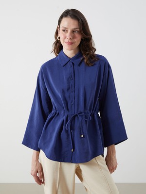 Lc Waikiki Yeni Sezon Oversize Modal Karışımlı Kadın Gömlek