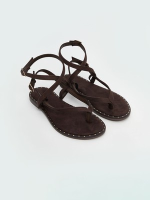 Lc Waikiki Yeni Sezon Süet Görünümlü Kadın Sandalet