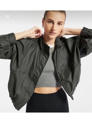 Nike Dri-Fit Run Division Reflective Running Full-Zip Gri Parlak Kadın Ceket DX0288-010