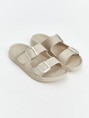 Lc Waikiki Yeni Sezon Çift Bantlı Kadın Terlik