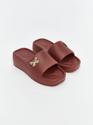 Lc Waikiki Yeni Sezon Kelebek Figürlü Kadın Terlik