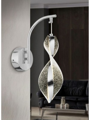 Litra Lighting Nuvola Model Gümüş 3 Renk Oturma Yatak Mutfak Çocuk Mutfak Odası Modu LED Aplik