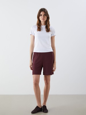 Lc Waikiki Yeni Sezon Beli Lastikli Kadın Şort